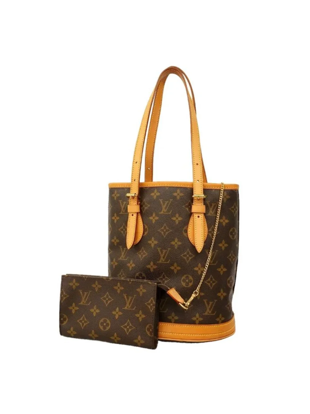 Louis Vuitton Tote Bag Monogram Bucket PM Brown